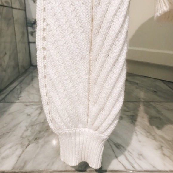 White Knit Sweater - Picture 3 of 3
